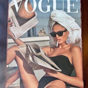 Glam Vogue Magazine Cover Art Print 28x20